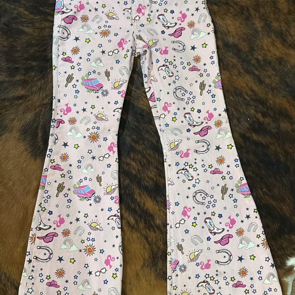 Wrangler Kids Pink Patterned Jeans
